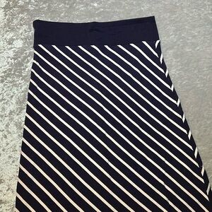 Stripped Maxi Anne Klein Skirt